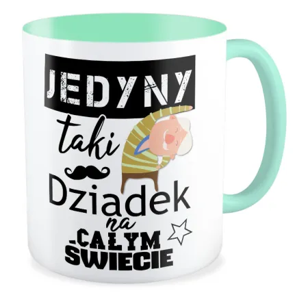 Kubek miętowy dla DZIADKA Jedyny taki na całym świecie